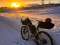 Omar di Felice completa la primera fase de la vuelta al mundo ártica en bicicleta
