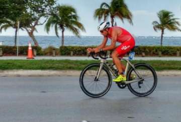 GalÃ­ndez ganÃ³ un triatlÃ³n en Miami